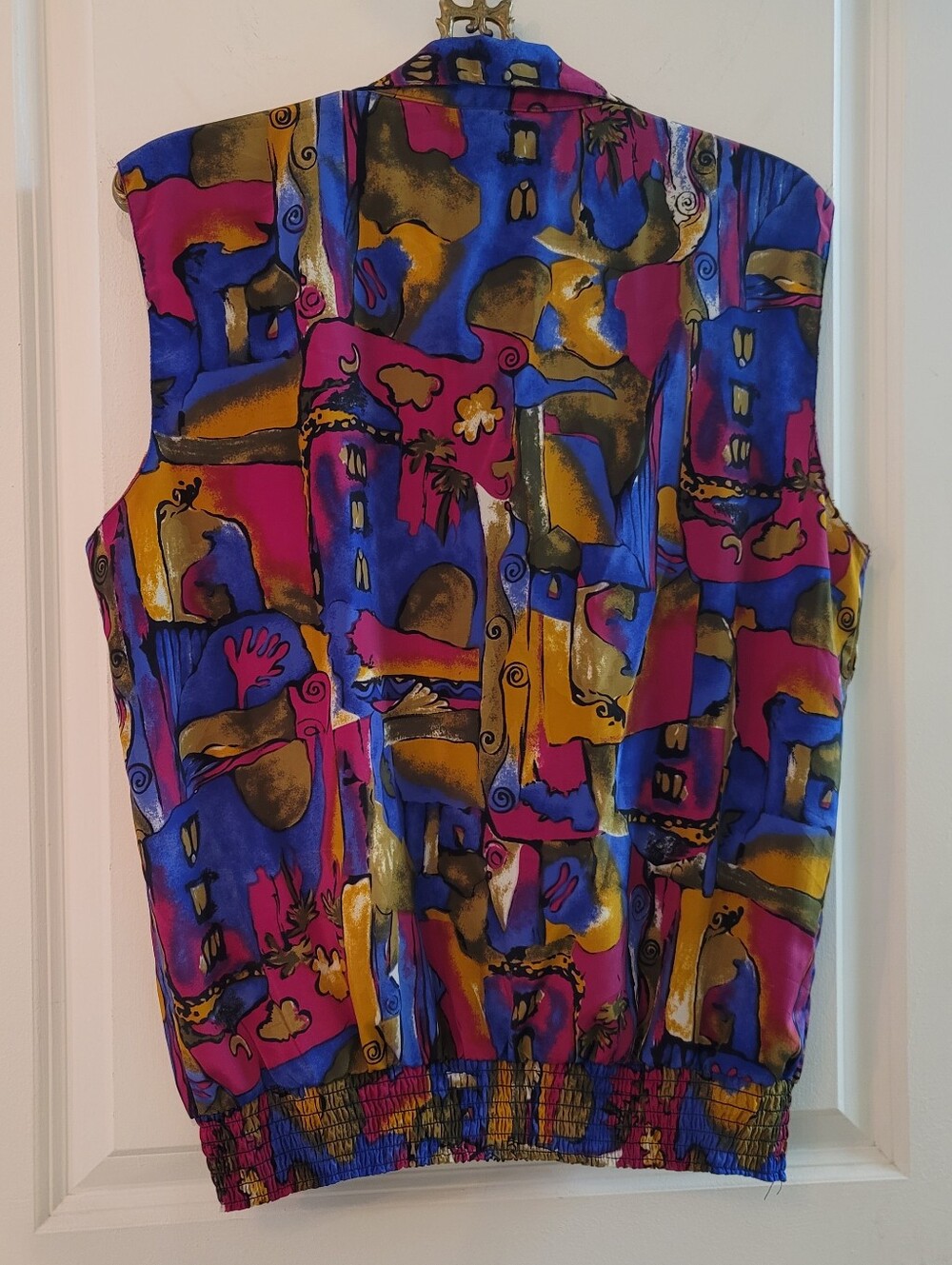 Blousy Abstract Tank - Picture 6 of 7